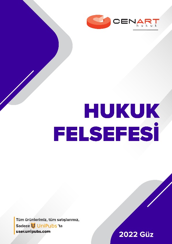 Hukuk Felsefesi ve Sosyolojisi Tüm Notlar 2022 Güz Dönemi