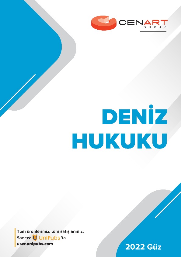 Deniz Hukuku Tüm Notlar 2022 Güz Dönemi
